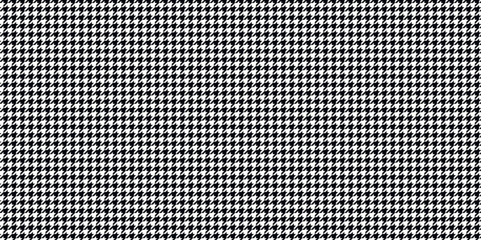 Classic Houndstooth Black & White