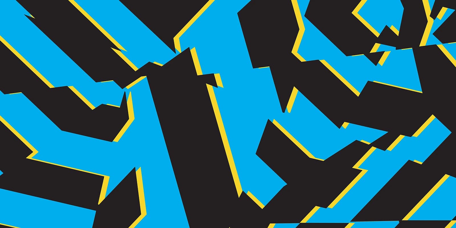 Cyan Razzle Dazzle Camo