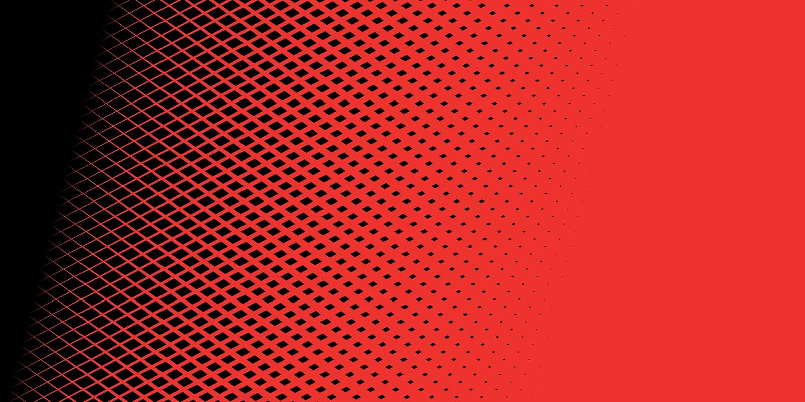 Diamond Mesh Fade Red