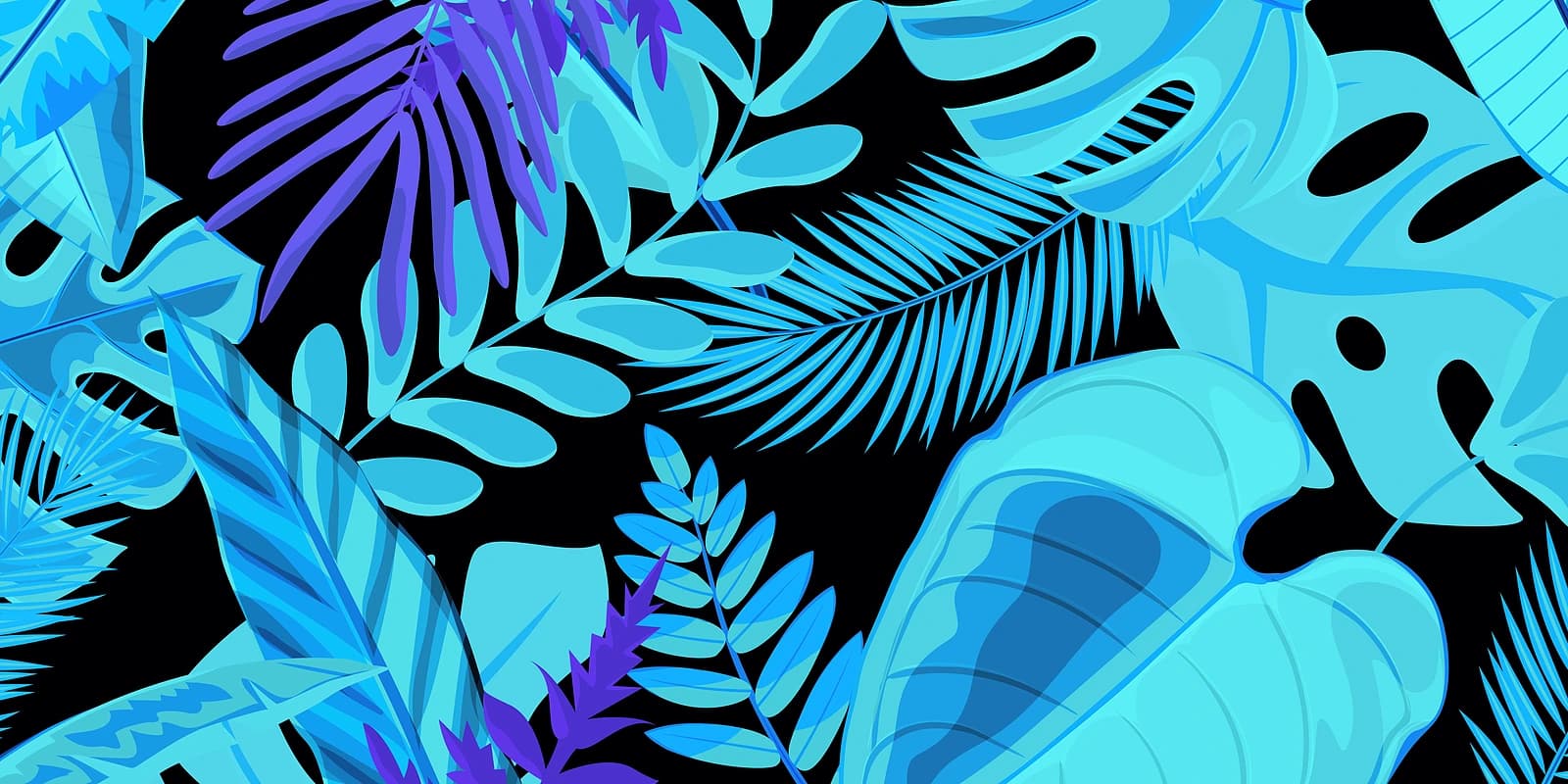 Electric Blue Foliage