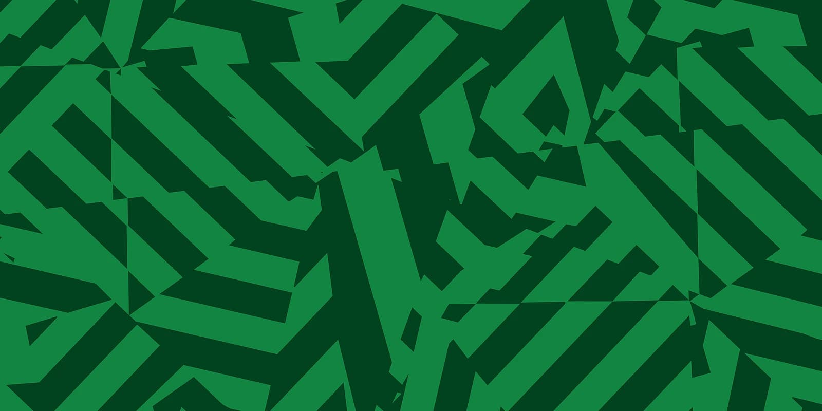 Emerald Tonal Dazzle Camo