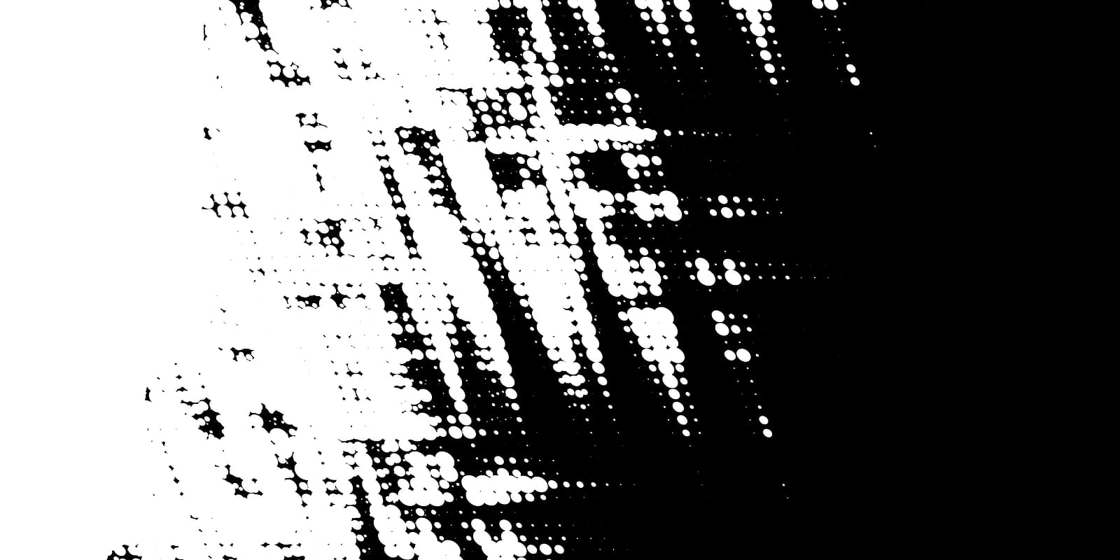 Halftone Burst Mono