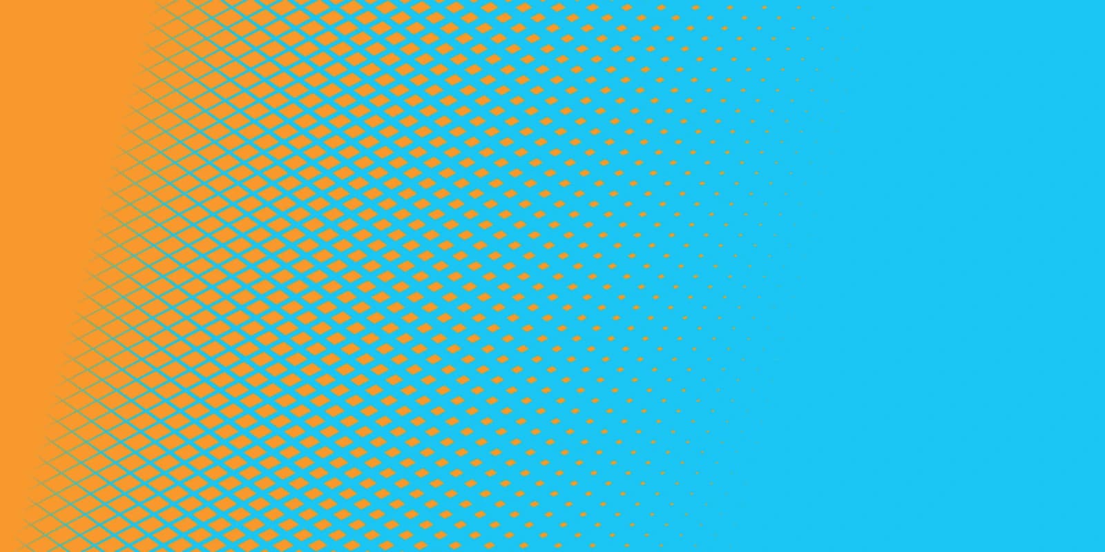 Halftone Dot Fade Sunset Sky