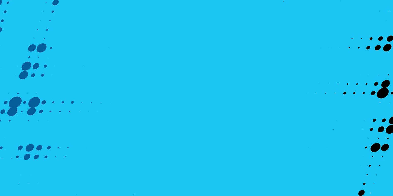 Halftone Tri-Fade Blue