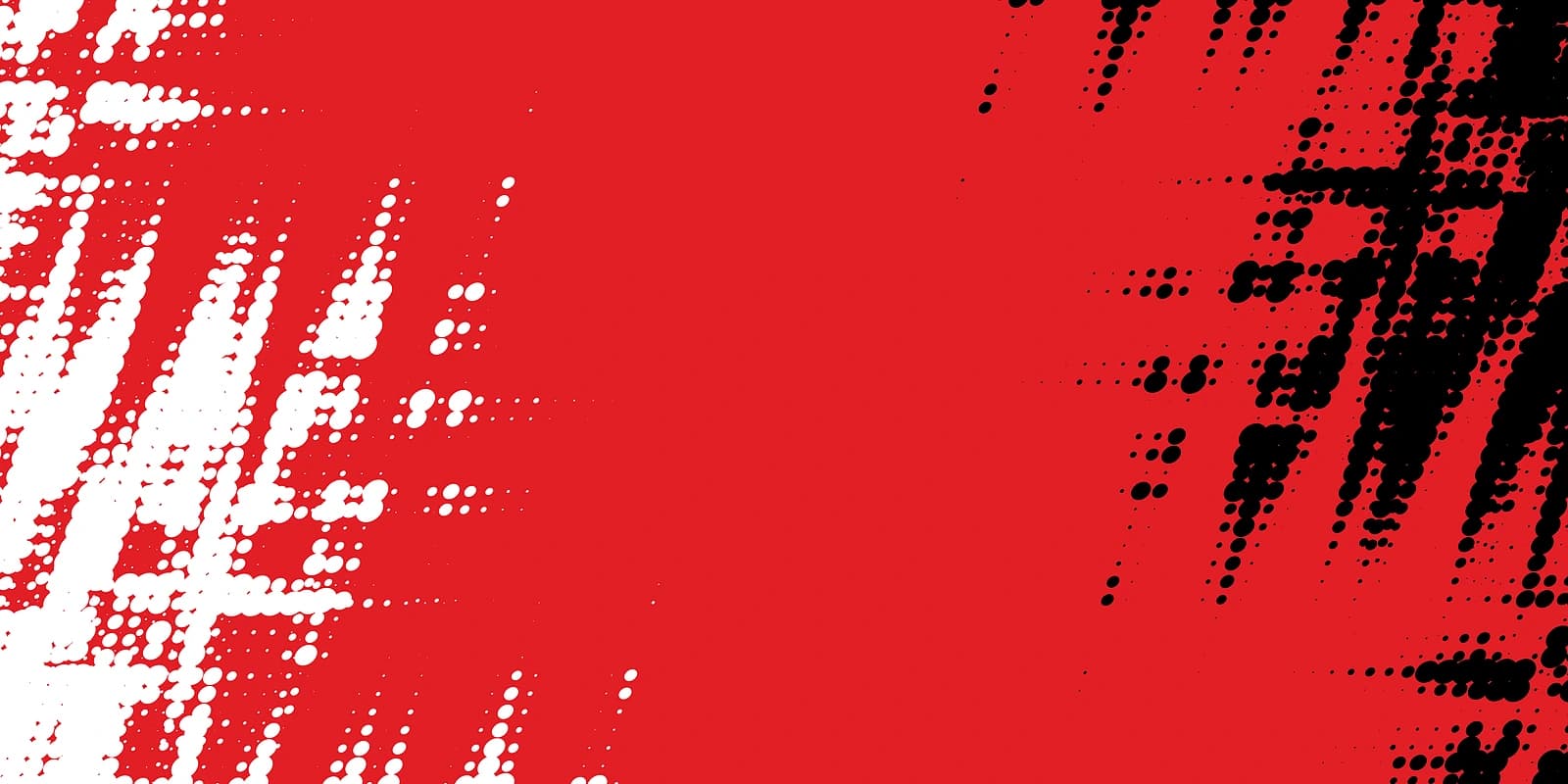 Halftone Tri-Fade Red