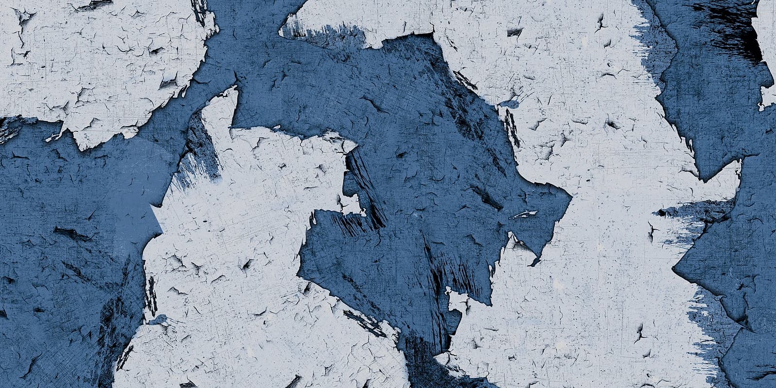 Peeling Paint Steel Blue
