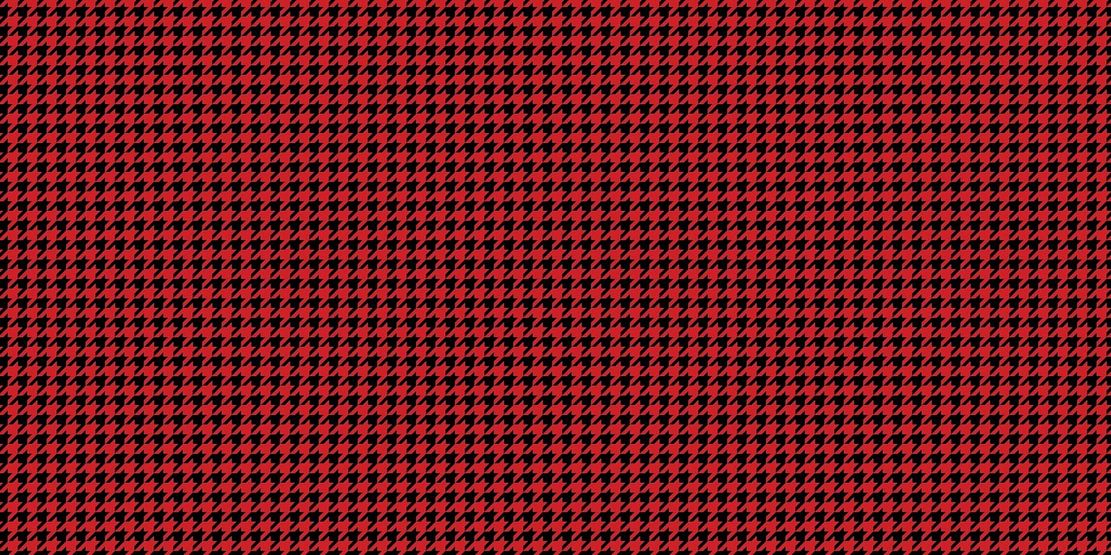 Scarlet Houndstooth Red & Black