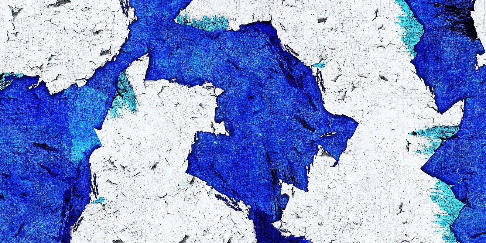 Torn Poster Blue