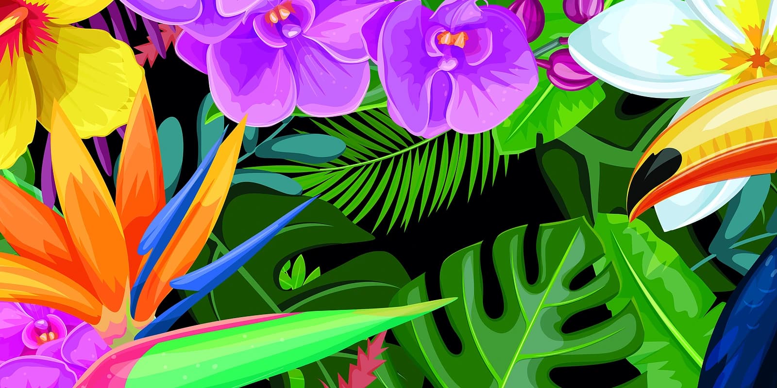 Toucan Paradise Bloom